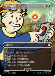 Farewell (Borderless) #353 Fallout Foil MTG