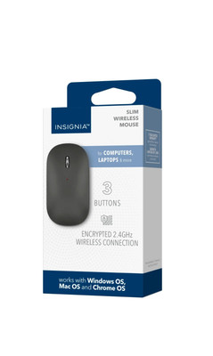 Slim Wireless Mouse 3 Bottons Encrypted 2.4GHz