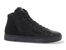 Sneakers Crime London 11670 TOP N in camoscio pelle nero - Scarpe Uomo
