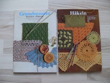 2 Handarbeitshefte Grundmuster Stricken und Häkeln Band 11/Häkeln Band 7