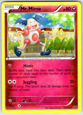 Mr. Mime 67/124 XY - Fates Collide Rare 2016 NM