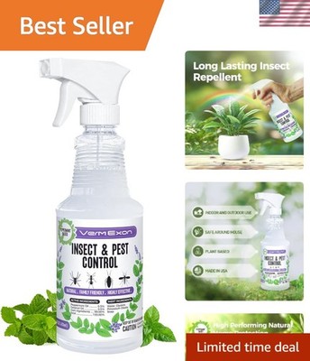 Natural Mint Scented Insect & Pest Control Spray - 16oz Eco-Friendly Solution