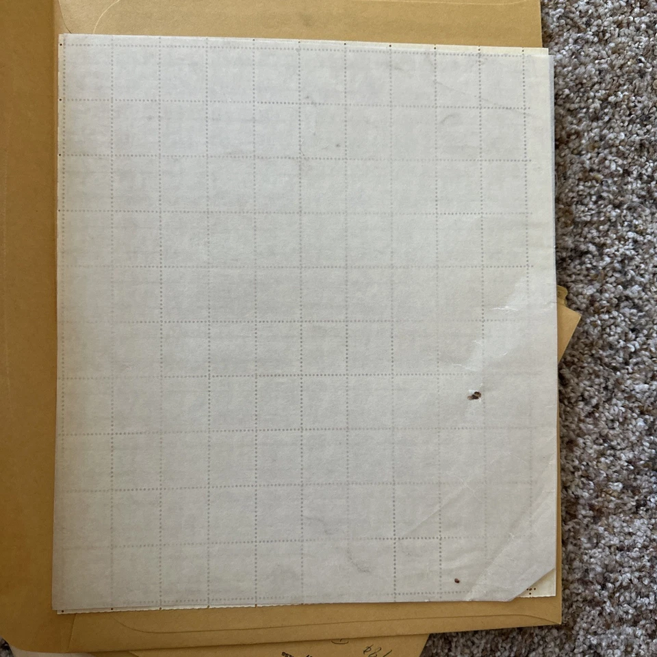 United States 15¢ Oliver Wendell Holmes Postage Stamp #1288 Pre-Cancelled Sheet - Image 3 of 3