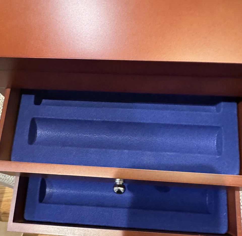 New Danbury Mint Land Of The Free State Quarters Wood Box Coin Holder - Image 4 of 4