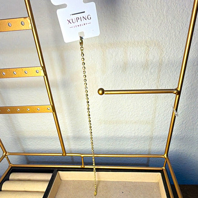 Xuping Gold Tone Ball/Bead Chain Bracelet - Beaded Chain Style Jewelry