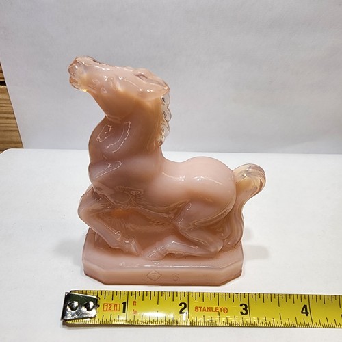 Boyd Art Glass Joey the Horse In Budding Pink 1986 RARE - Picture 7 of 9