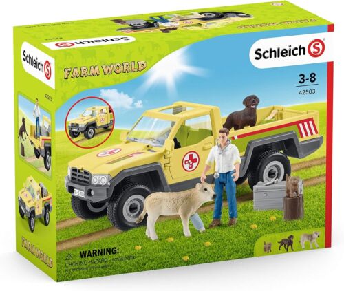 Schleich Granja Mundo Set - Tierarztbesuch De Granja + Picnic Con Animales - Imagen 3 de 12