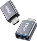 2Pcs Anker Type C Adapter  USB-C to USB 3.0 OTG Converter for MacBook Samsung S9