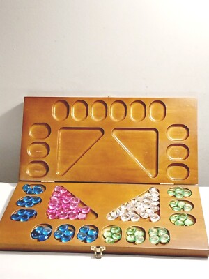 Trade Mark Games 4 Person Mancala, Pine Wood Case
