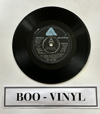 Promo The Drifters -I'll Know When True Love Really Passes By 7  Soul Record VG+