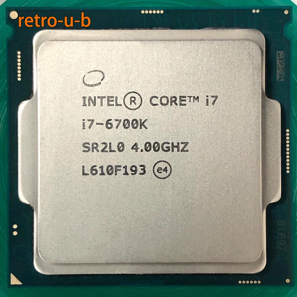 Intel Core i7-6700K Processor Model Computer Processors (CPUs) for