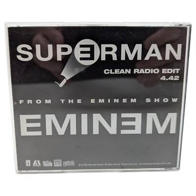 Superman by Eminem (CD, 2002) RARE Promo Single Interscope