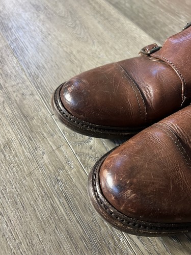 John A Frye Brown Leather Double Monk Straps Dress Shoes Men Size 8.5 B, - Picture 7 of 11