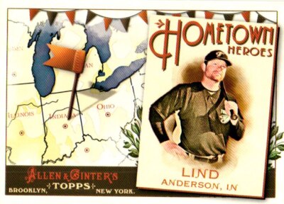 2011 Topps Allen Ginter #HH76 Adam Lind Hometown Heroes