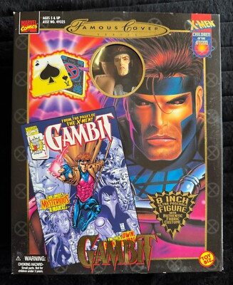 1999 Marvels X-Men Famous Covers Series GAMBIT 8'' Figure - ToyBiz MINT SEALED