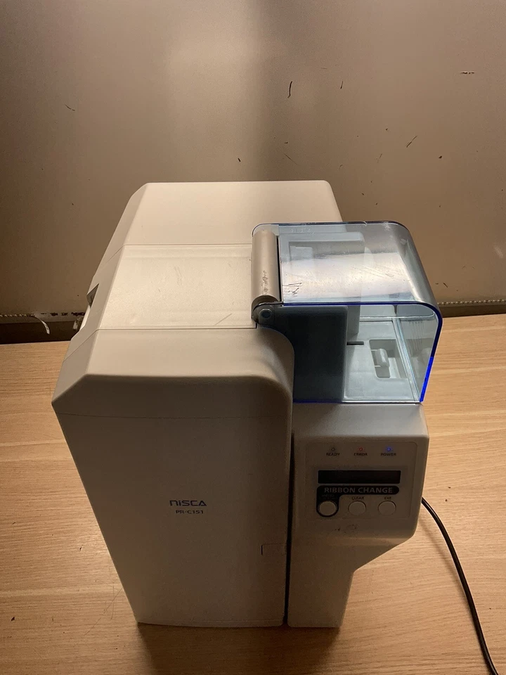 NISCA PR-C151 DUAL-SIDED ID CARD PRINTER /FOR PARTS  /JUA527 - Image 3 of 4