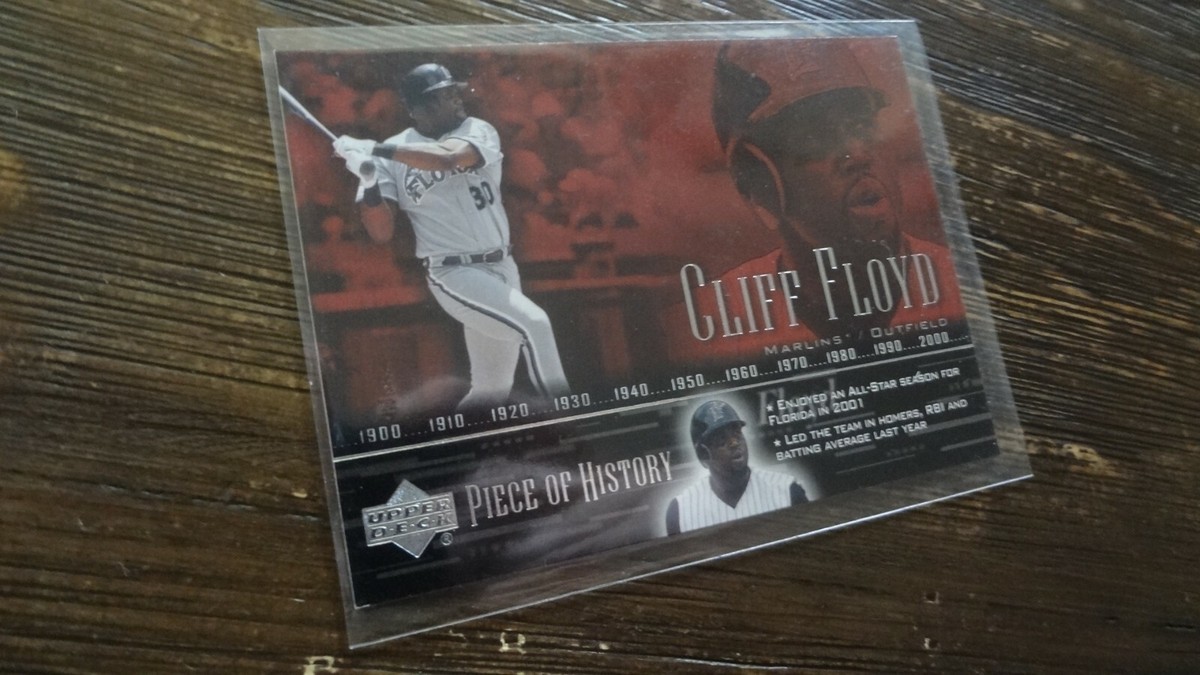2002 UPPER DECK PIECE OF HISTORY # 76 CLIFF FLOYD BASEBALL CARD | eBay