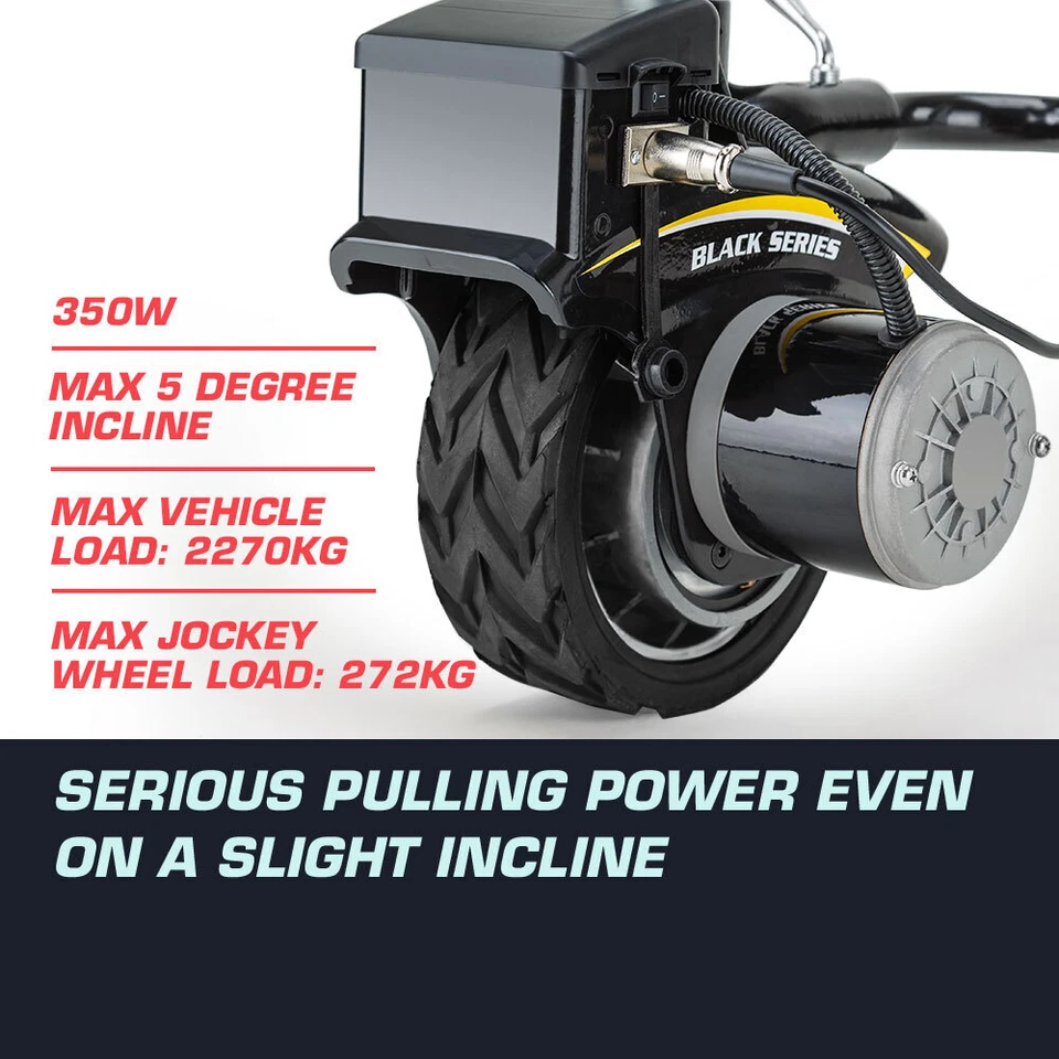 T-REX 12V 350W Motorised Jockey Wheel Electric Power Mover Caravan Trailer Boat - image 2 of 4