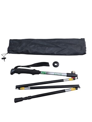Luo Qi Teleskop Wanderstock Trekkingstock Duralumin 7075 5-Teilig 34-135cm NEU