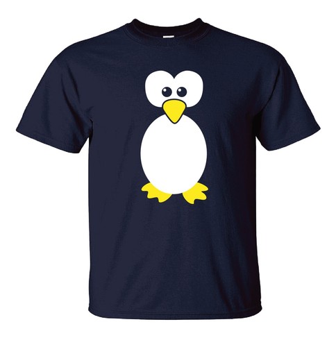 Funny Penguin Face Design quick Easy Costume Penguin T-Shirt happy Penguin - Picture 11 of 12