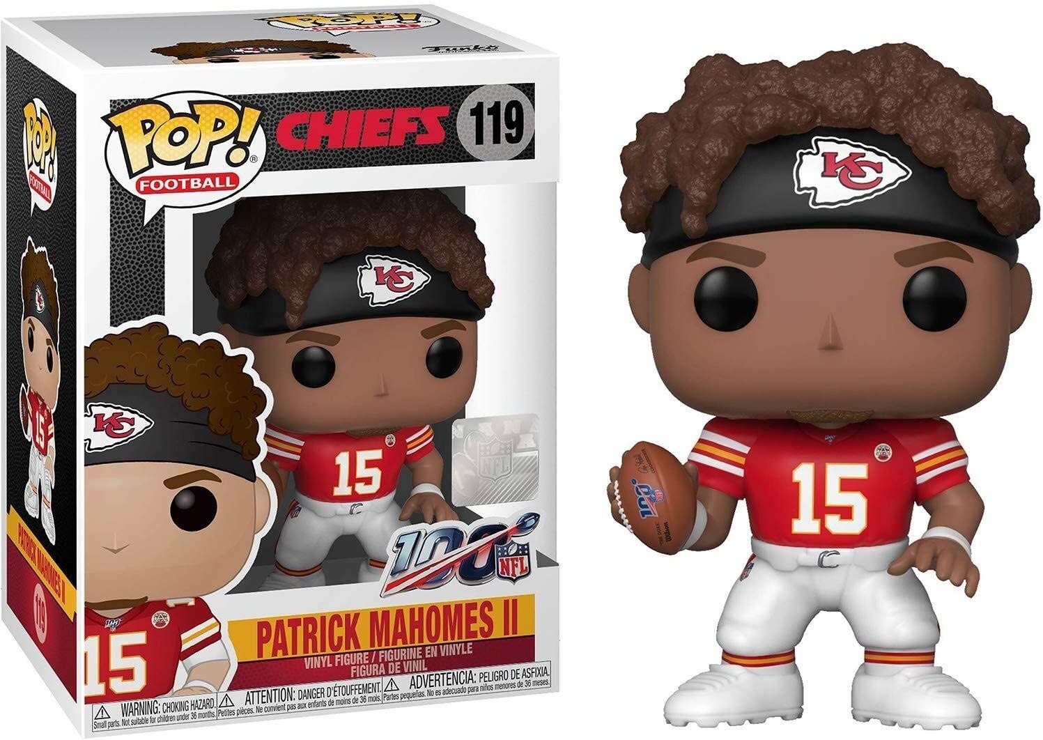 Figura Funko Pop Nfl Kansas City Chiefs Patrick Mahomes Ii Con Protector
