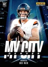 2024 Panini Instant Bo Nix ROOKIE CARD MY CITY 1/587 SP Denver Broncos #MC-15 RC