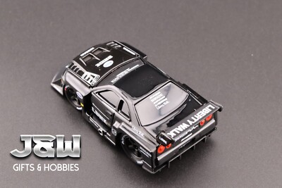 Muscle Machines LBWK Nissan GT-R R34 Super Silhouette Black 11556