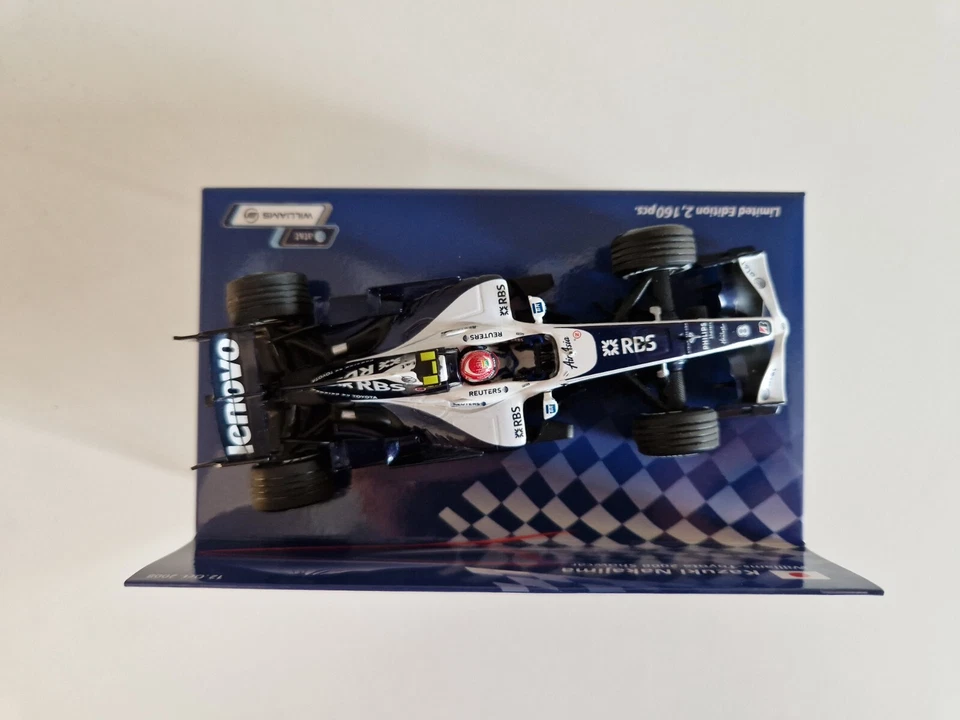 Minichamps 1/43 Williams Toyota FW29 K. Nakajima - Fuji Showcar 2008 - mcv890055 - Immagine 3 di 4