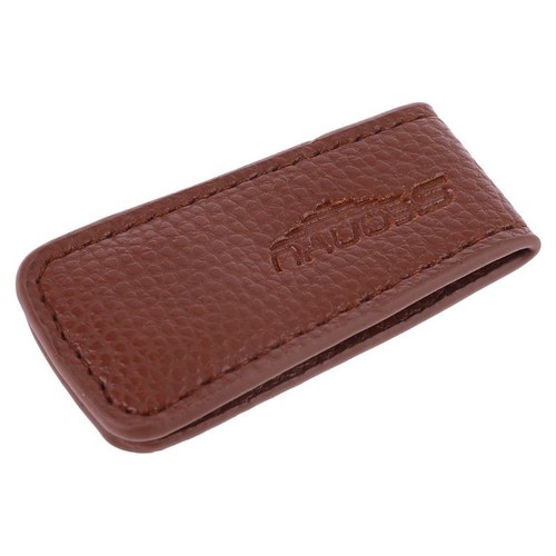Portable Leather Money Clip Wallet Purse for Pocket Money Holder Bill Clip - Picture 7 of 9