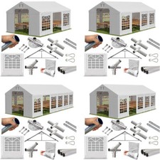 PARTYZELT 4x6 - 8x12 GAERTENZELT Cateringzelt Eventzelt NEU Ganzjährige PVC W