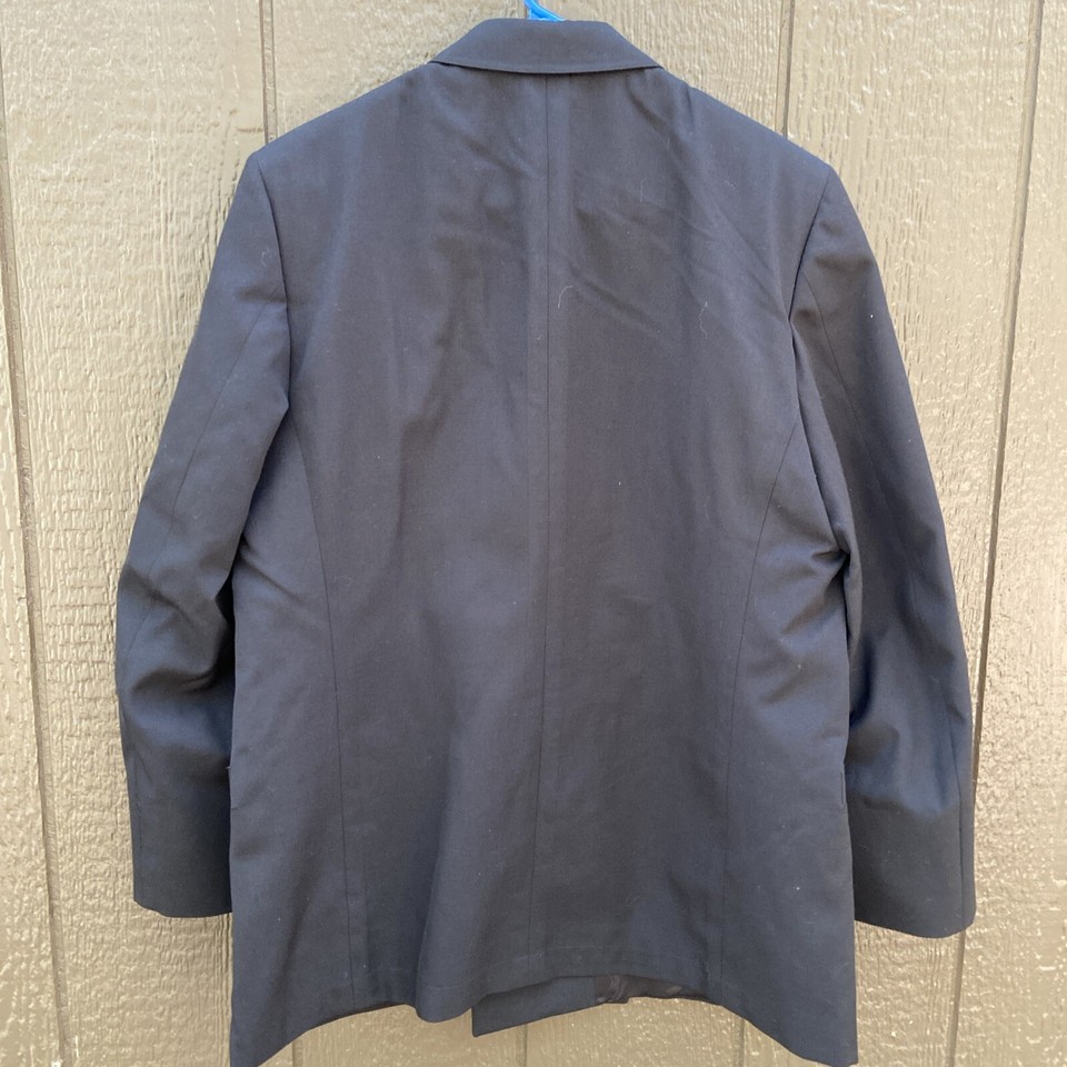 Bremen Bowden Men's Semi Lined double breasted Naval Jacket Navy Blue