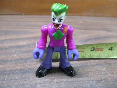 Imaginext DC Heroes Villains Super Evil Joker Grin smile teeth old school 1960's