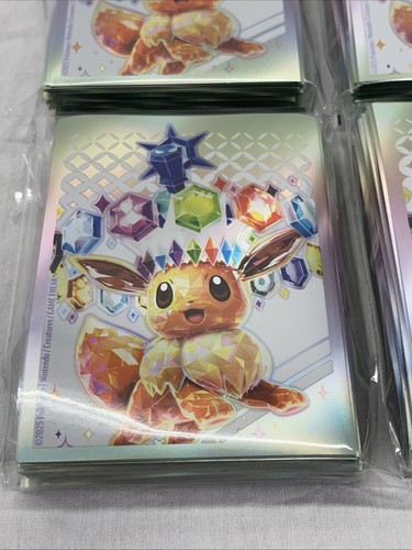 4x Pokemon PRISMATIC EVOLUTIONS Elite Trainer Box Sleeves- EEVEE- 260 Sleeves - Picture 3 of 8