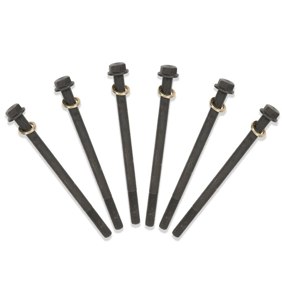 Pernos de culata (seis) para Polaris Ranger General RZR 900 1000 7519123 7520978 Foto 3 de 4