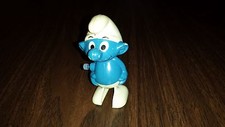 Vintage 1980 Wind Up Walking Smurf 3" Peyo Wallace Berrie