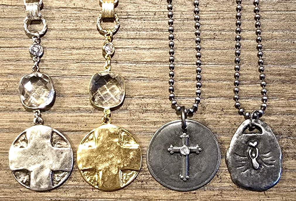 U Pick 1 NEW Christian Necklace Lords Prayer Blessed Cross Angel Great Gift $74