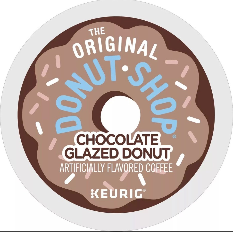 The Original Donut Shop Coffee Chocolate Glazed Donut KCup Pods, 96