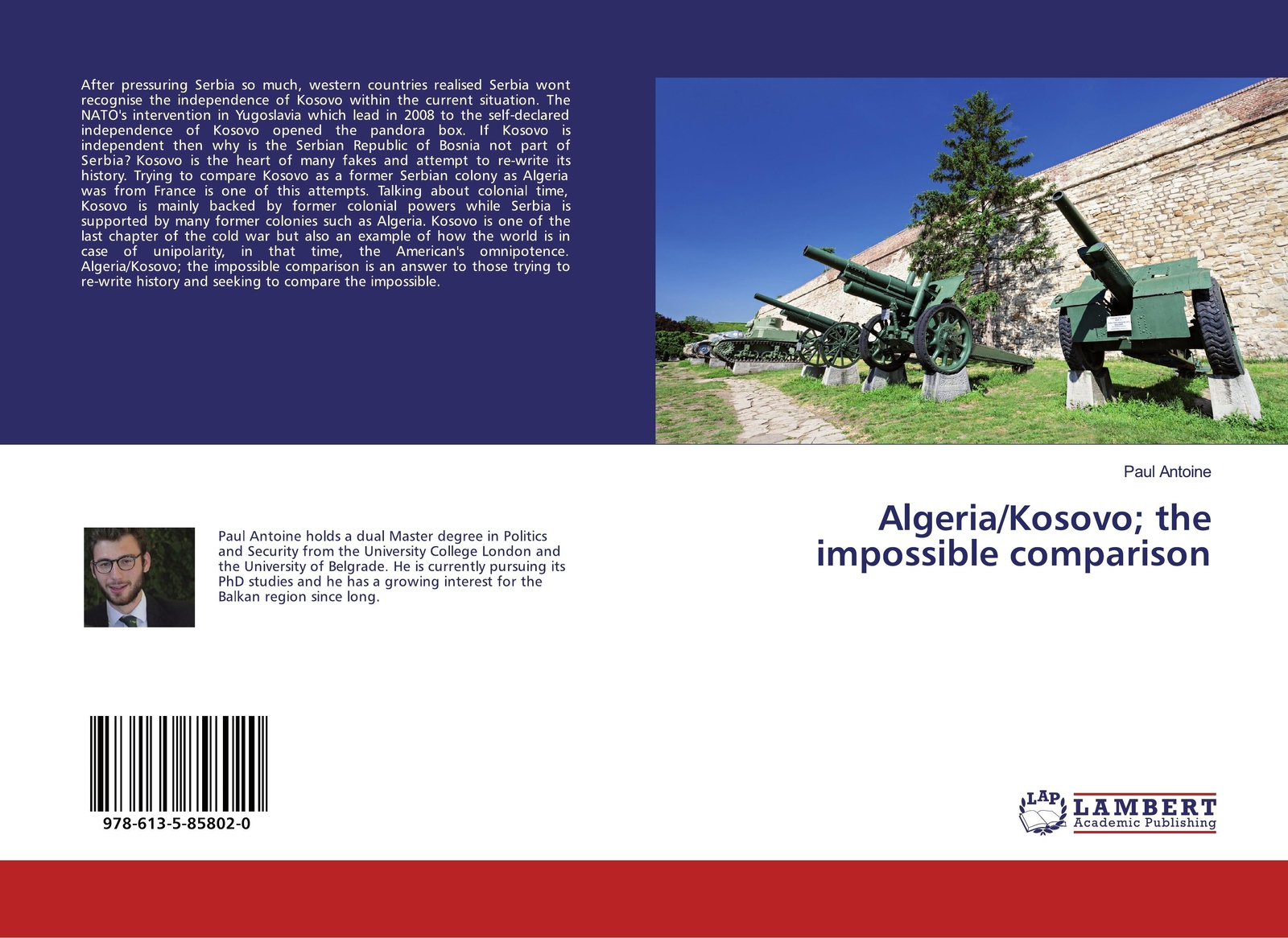 Algeria/kosovo; The Impossible Comparison Paul Antoine Taschenbuch