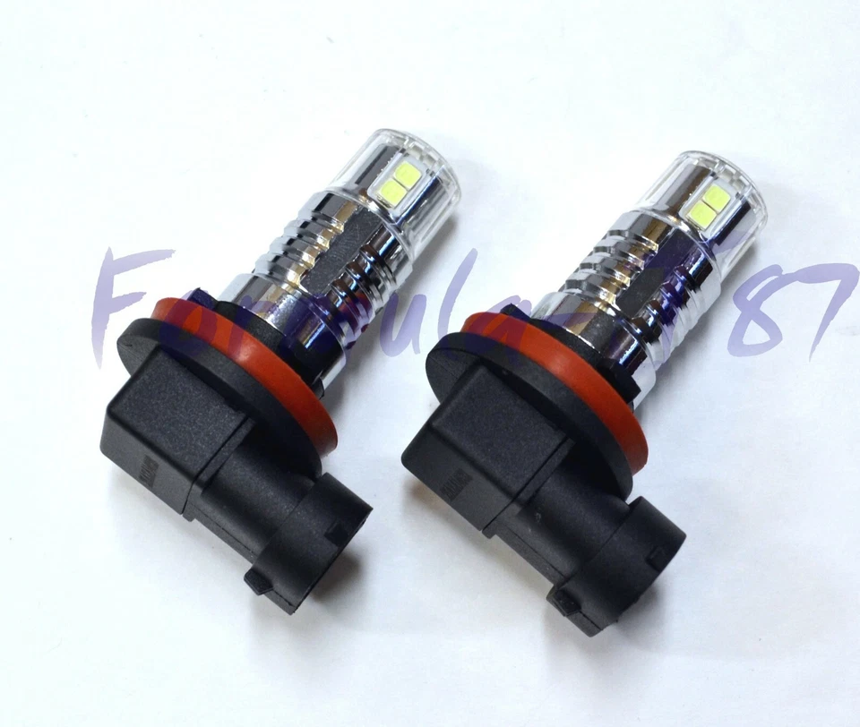 LED 20W H9 Icy Blue 8000K Two Bulbs Headlight High Beam Replacement Lamp Show EO - Image 3 of 4