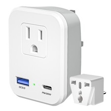 UK Travel Plug Adapter, 2 Power Plug Adapter Type G and Type B,UK plug adapter