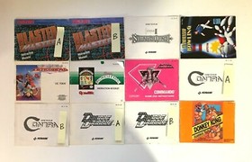 Original Nintendo Entertainment System [Nintendo NES] Manuals (A-M) You Pick