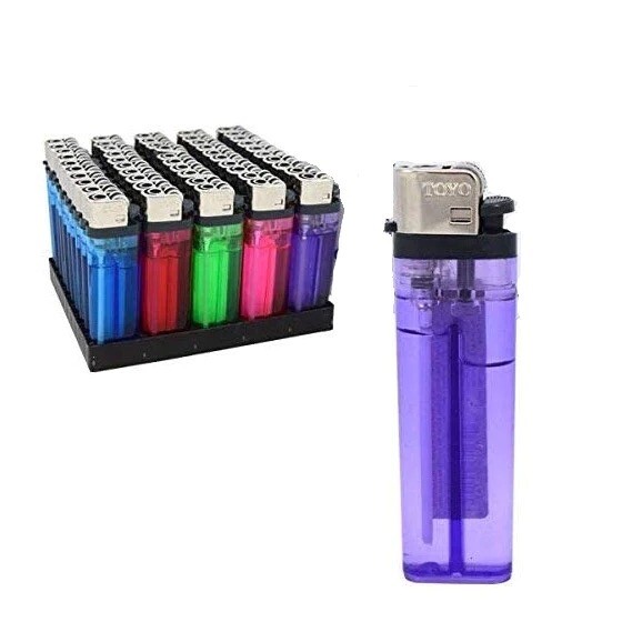 200 Disposable Lighters - Wholesale Lighter - Assorted Colors - Bulk Lot