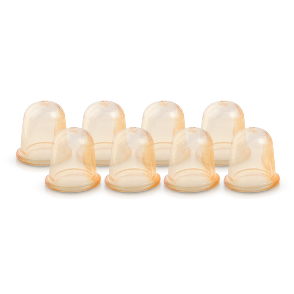 Schröpfgläser 8er Set aus Gummi für Vakuum Massage, Schröpfen Cupping Banki