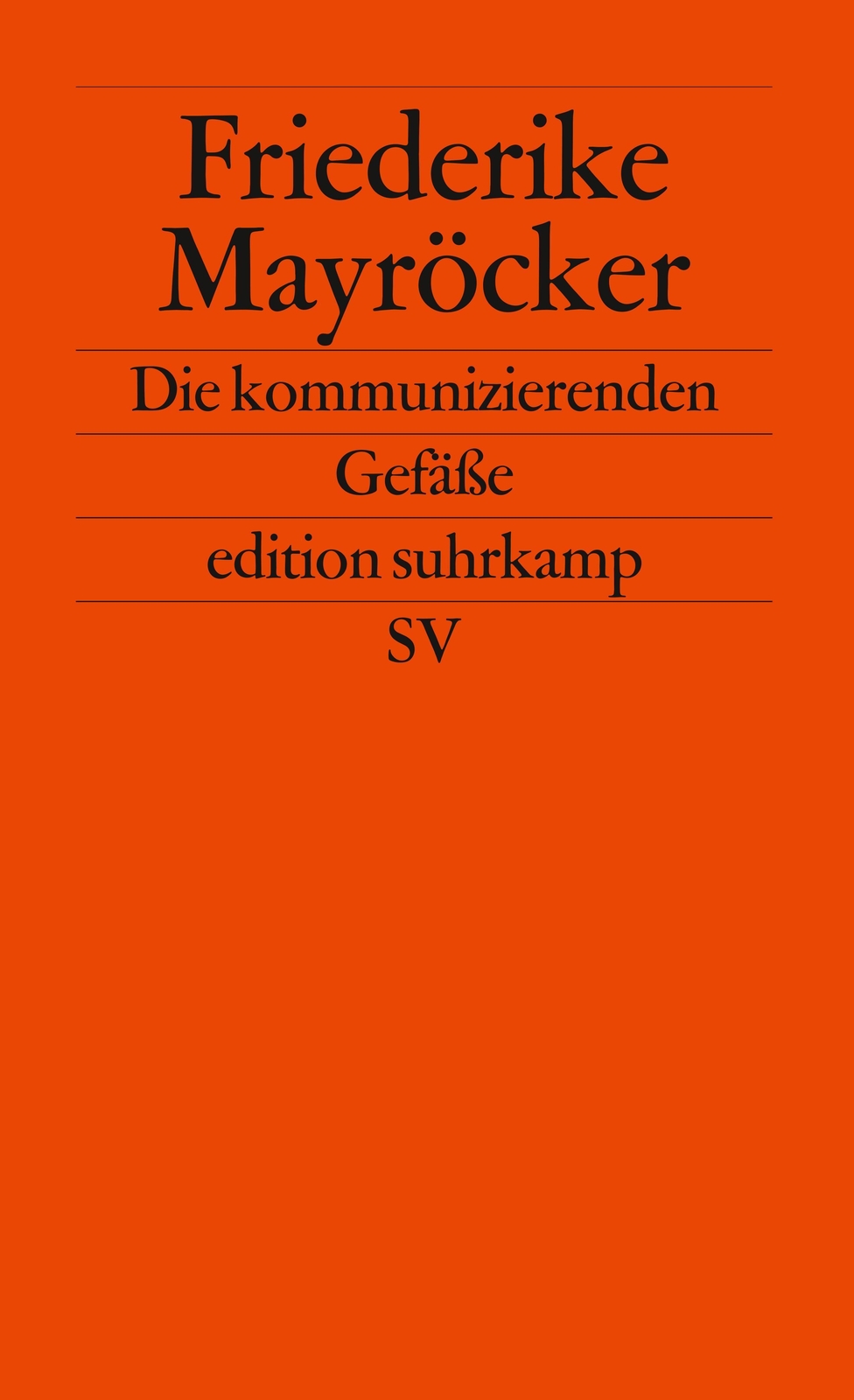 Thumbnail - Die Kommunizierenden Gefäße | Friederike Mayröcker | Taschenbuch | 88