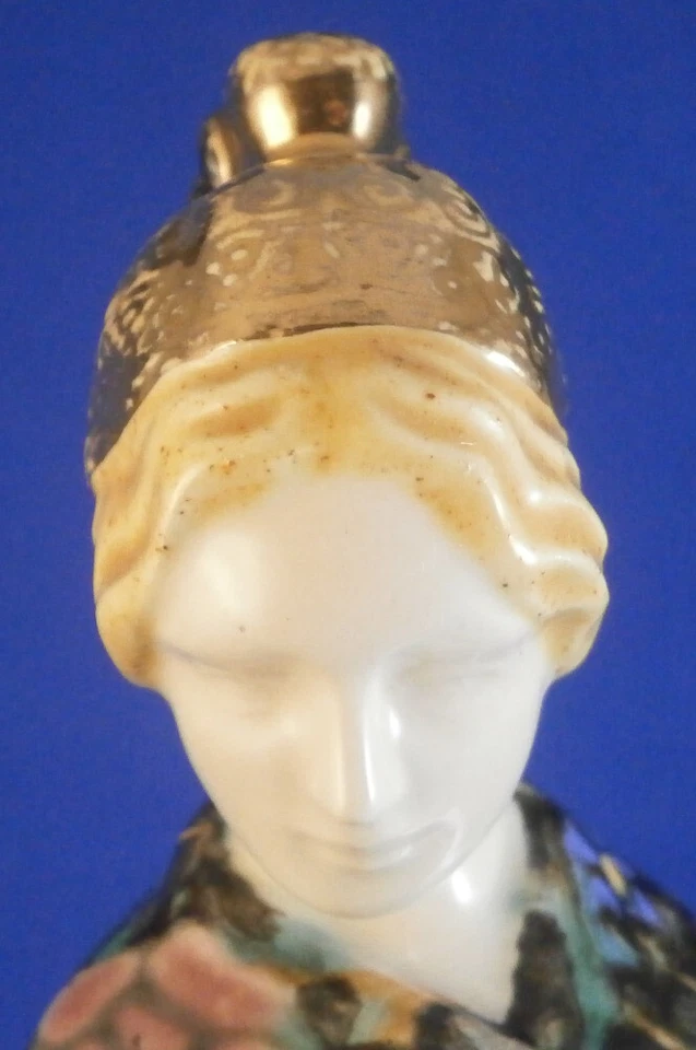 Art Nouveau Gmundner Keramik Pottery Ceramic Figure Figurine Austria Austrian - Image 3 of 4