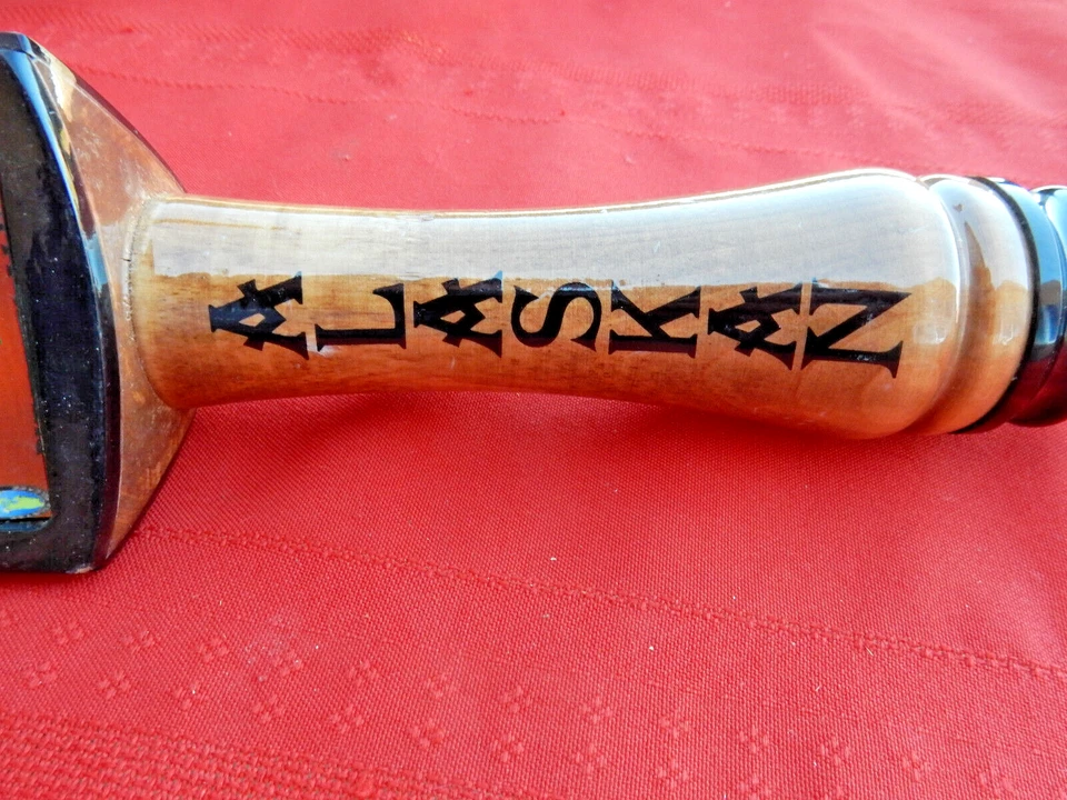 ALASKAN BREWING Co, Pumpkin Ale Beer, Genuine Wood Beer Tap Handle - Image 2 of 4