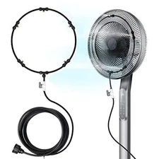 Tesmotor Fan Misting Kit, Outdoor Fan Misters for Cooling, Misting Fans for Outs
