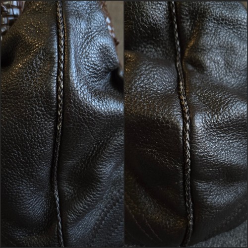 FENDI Spy Hobo Handbag Dark Brown Soft Leather - Picture 9 of 23