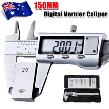 150mm Electronic Digital Vernier Caliper Stainless LCD Measuring Tool with Case