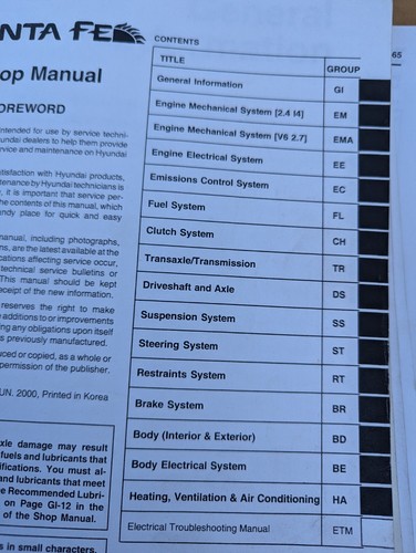 1995 Hyundai Scoupe Service Repair Shop Workshop Manual 2 Vol Set Genuine OEM - Bild 11 von 12